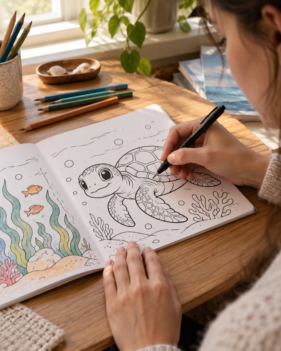 Proceso de ilustración de una página