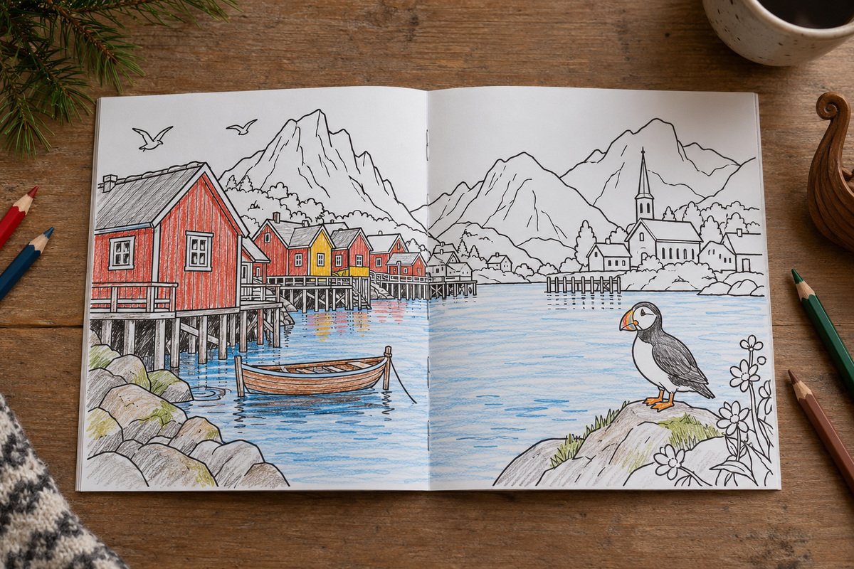 Stabel med eksemplarer i resepsjonen