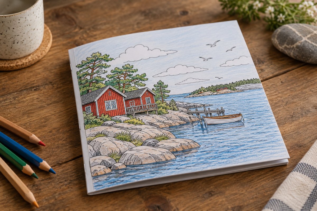 Inlaga med ödlan på muren